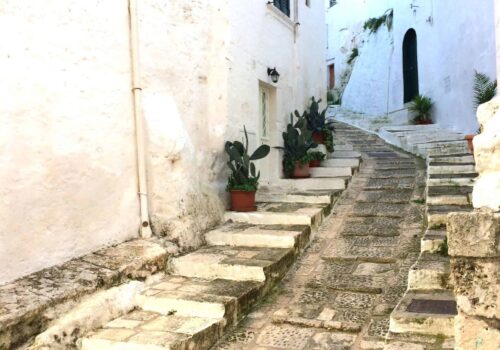 Ostuni white steps Ostuni white steps