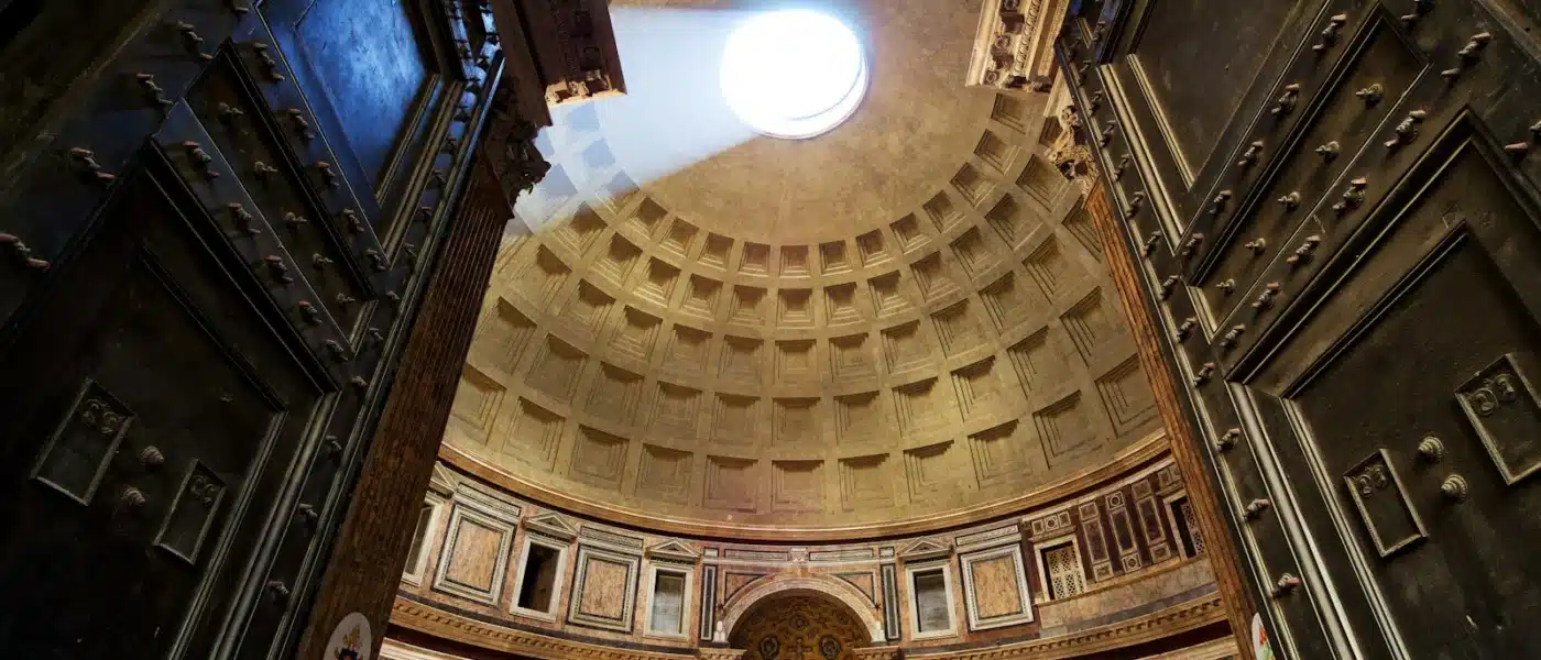 low angle brown concrete dome building