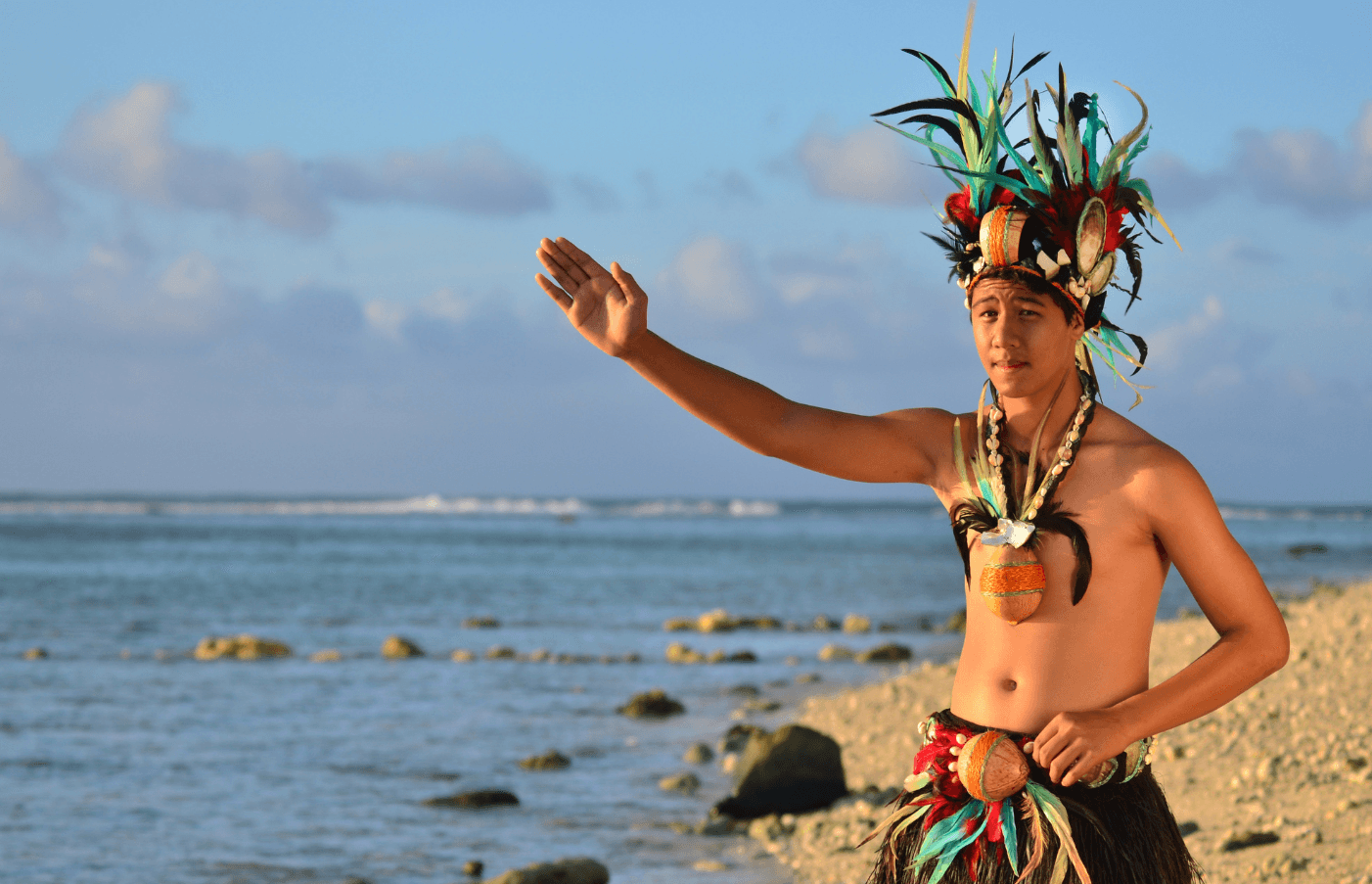 French Polynesia dancer