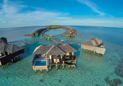 Lily Beach Resort And Spa aerial shot Lily Beach Resort And Spa aerial shot