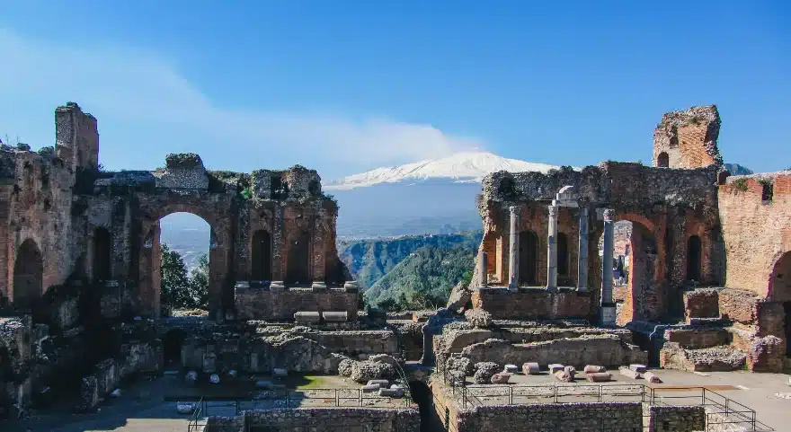Ancient Ruins in taormina