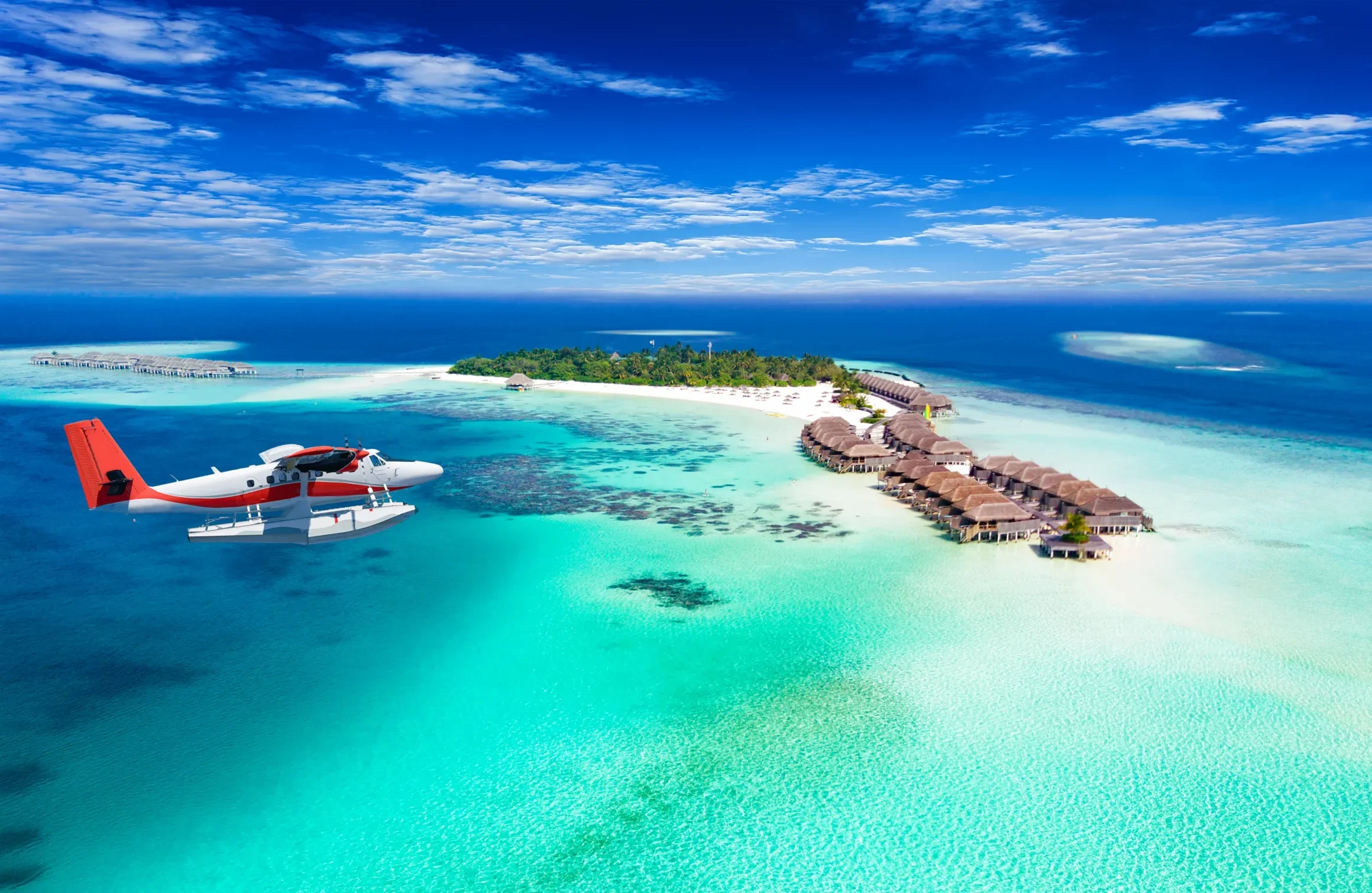 Seaplanes in The Maldives