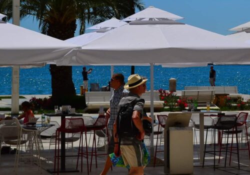 Split – Riva and sea Split – Riva and sea