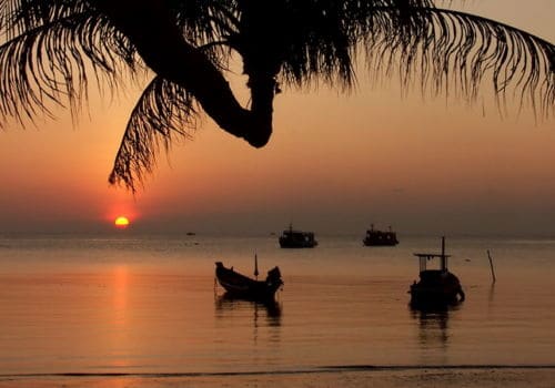 Koh Samui beach sunset Koh Samui beach sunset