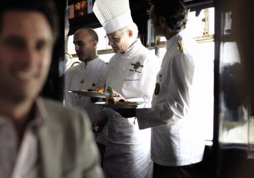 Restaurant on Orient Express Restaurant on Orient Express