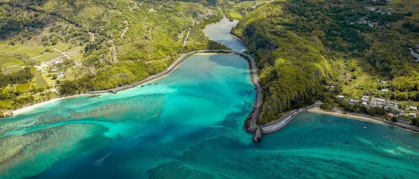 Calm east coast lagoon under clear skies between May and November