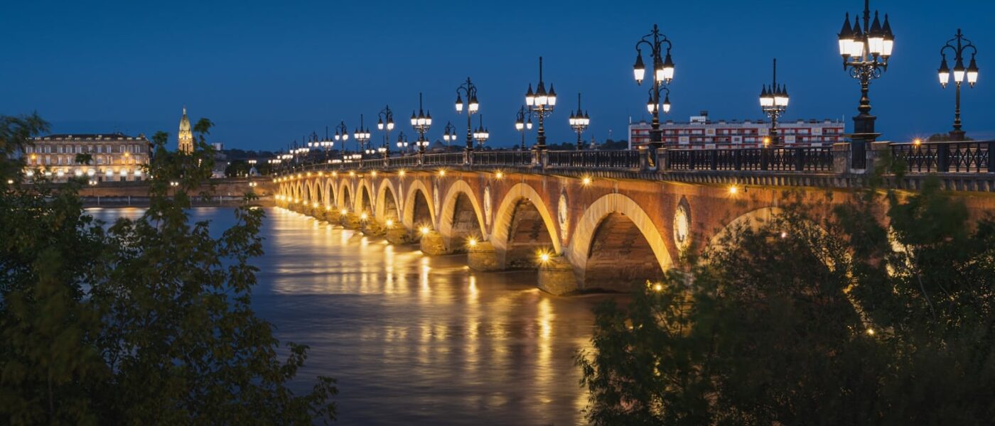 Bordeaux city centre in quiet late-afternoon light