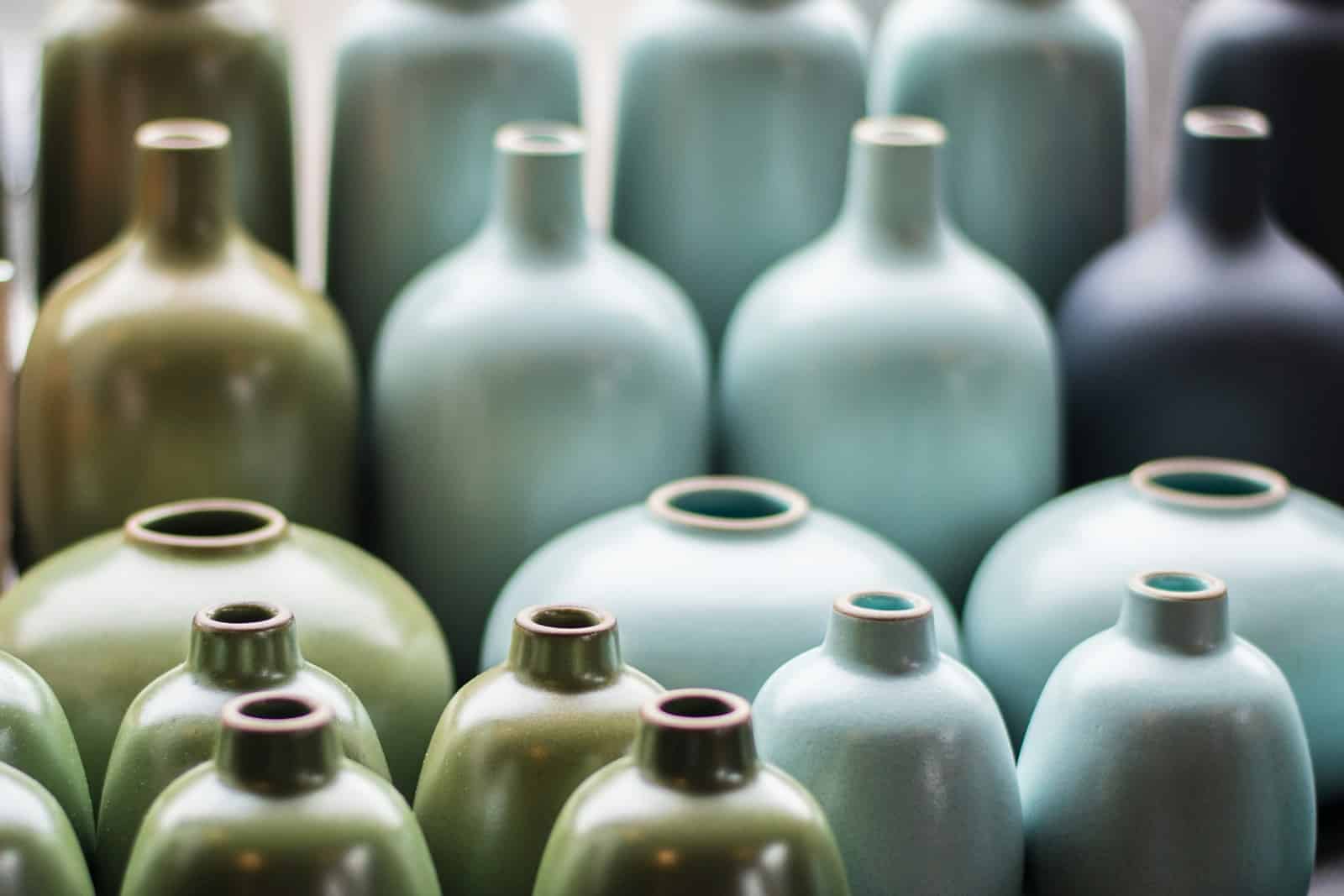 Traditional Sifnian terra-cotta pots and jars drying in the sun