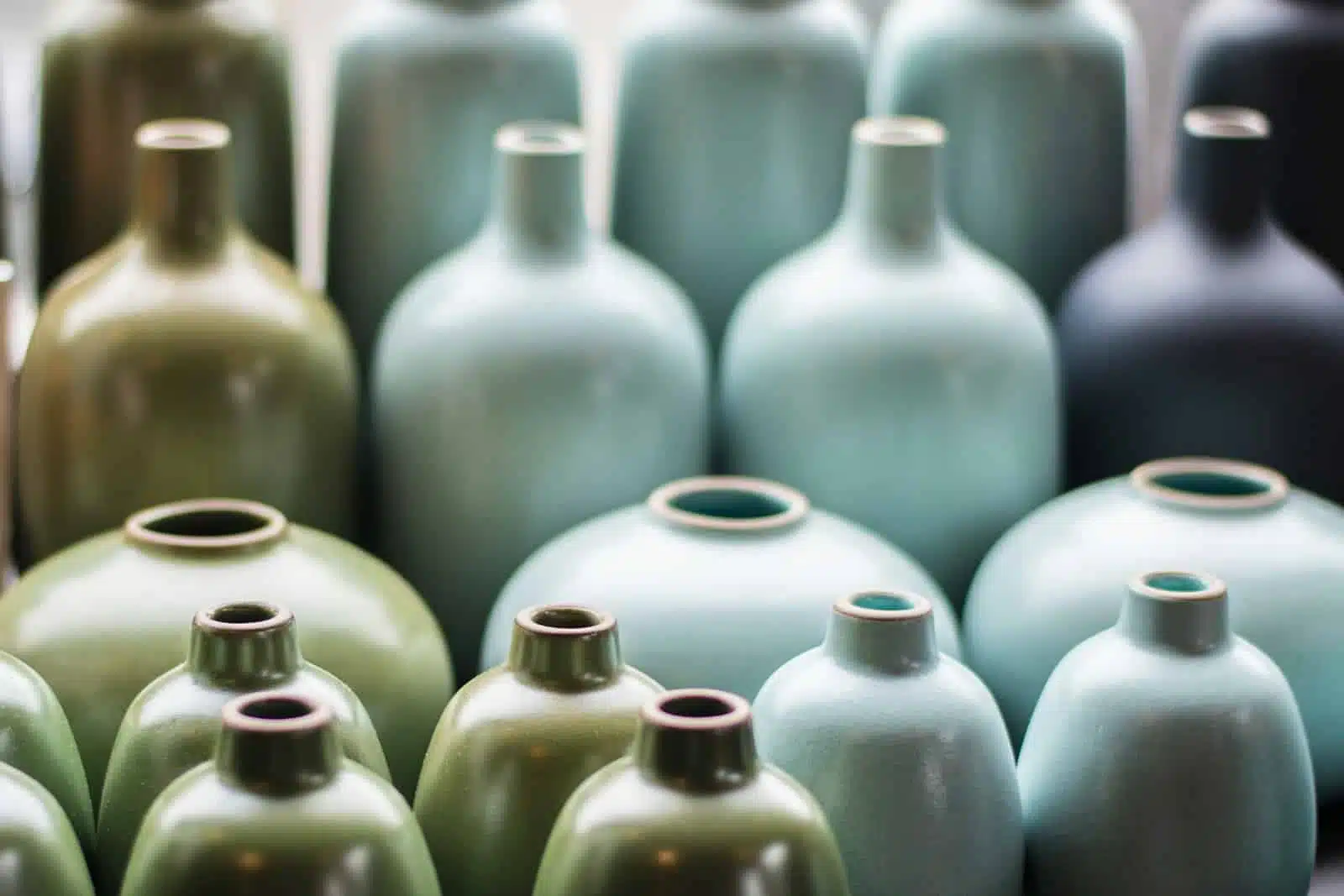 Traditional Sifnian terra-cotta pots and jars drying in the sun