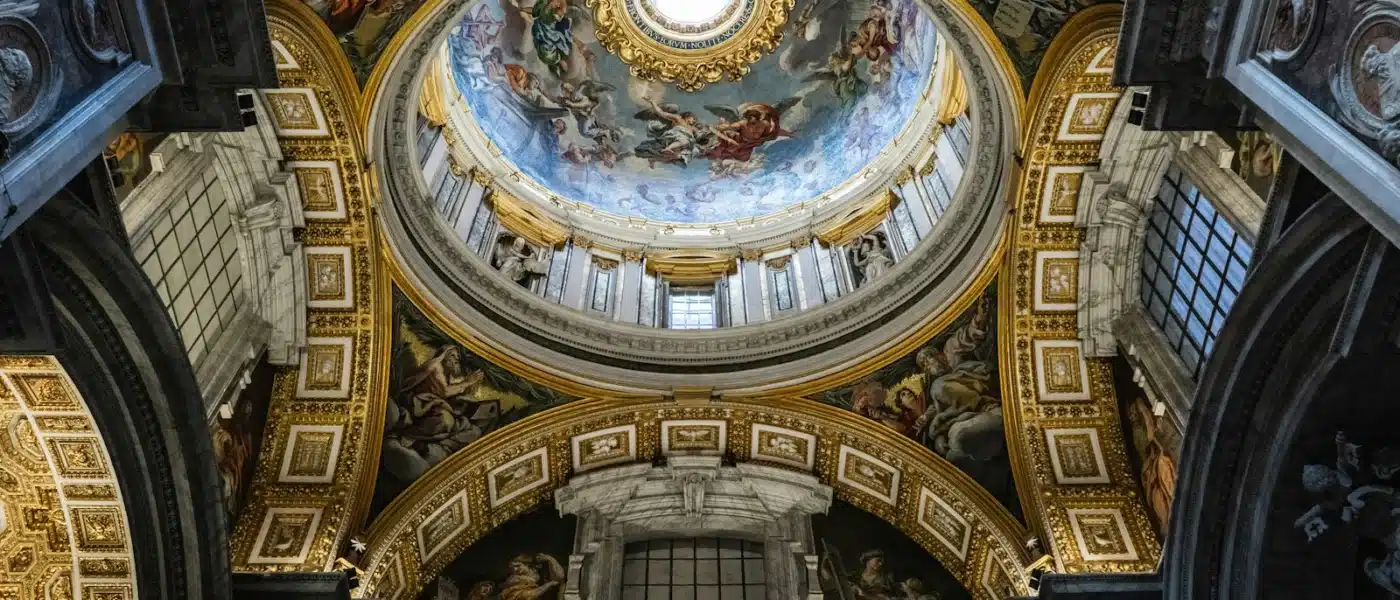gold and black dome building