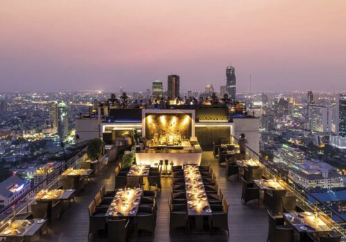 Banyan Tree Bangkok rooftop bar Thailand Banyan Tree Bangkok rooftop bar Thailand