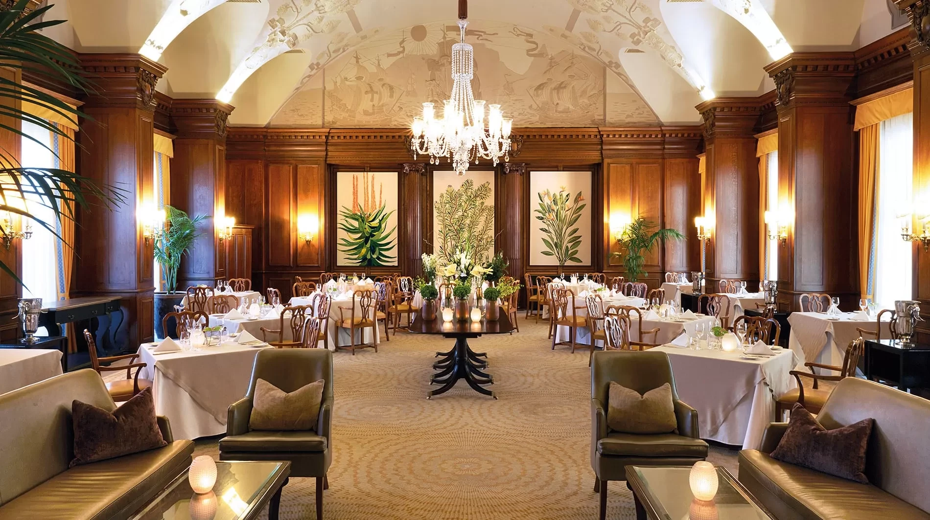 Dining at The Belmond Mount Nelson