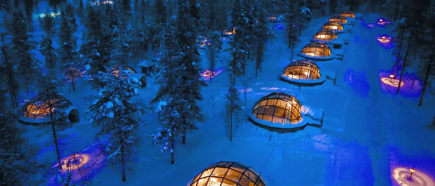 A video guide to Lapland's glass igloo hotel