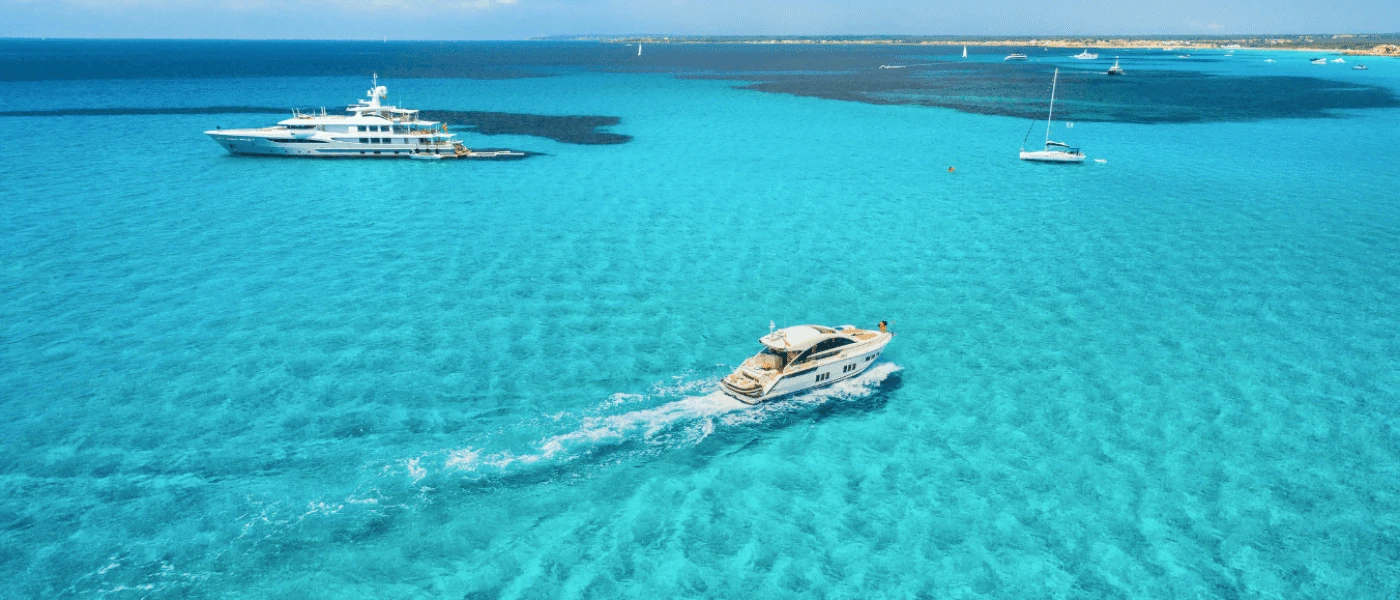 Sailing in the Maldives