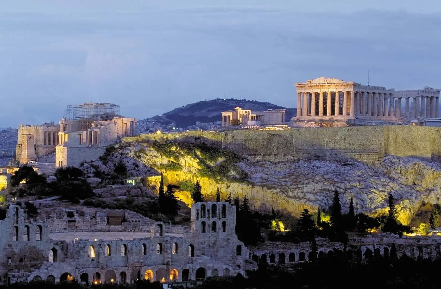 Acropolis in Athens Greece