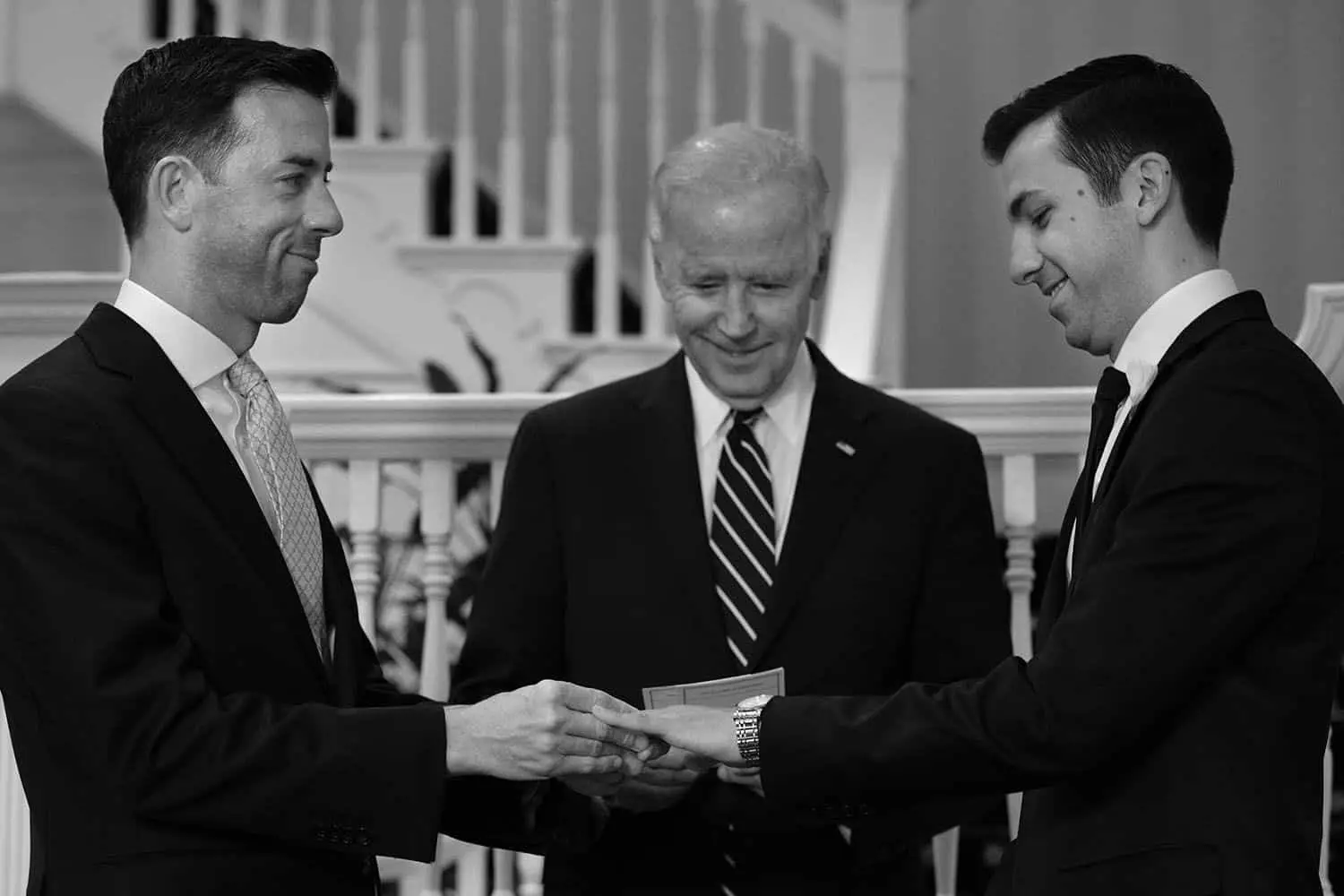 VP Joe Biden officiates White House wedding