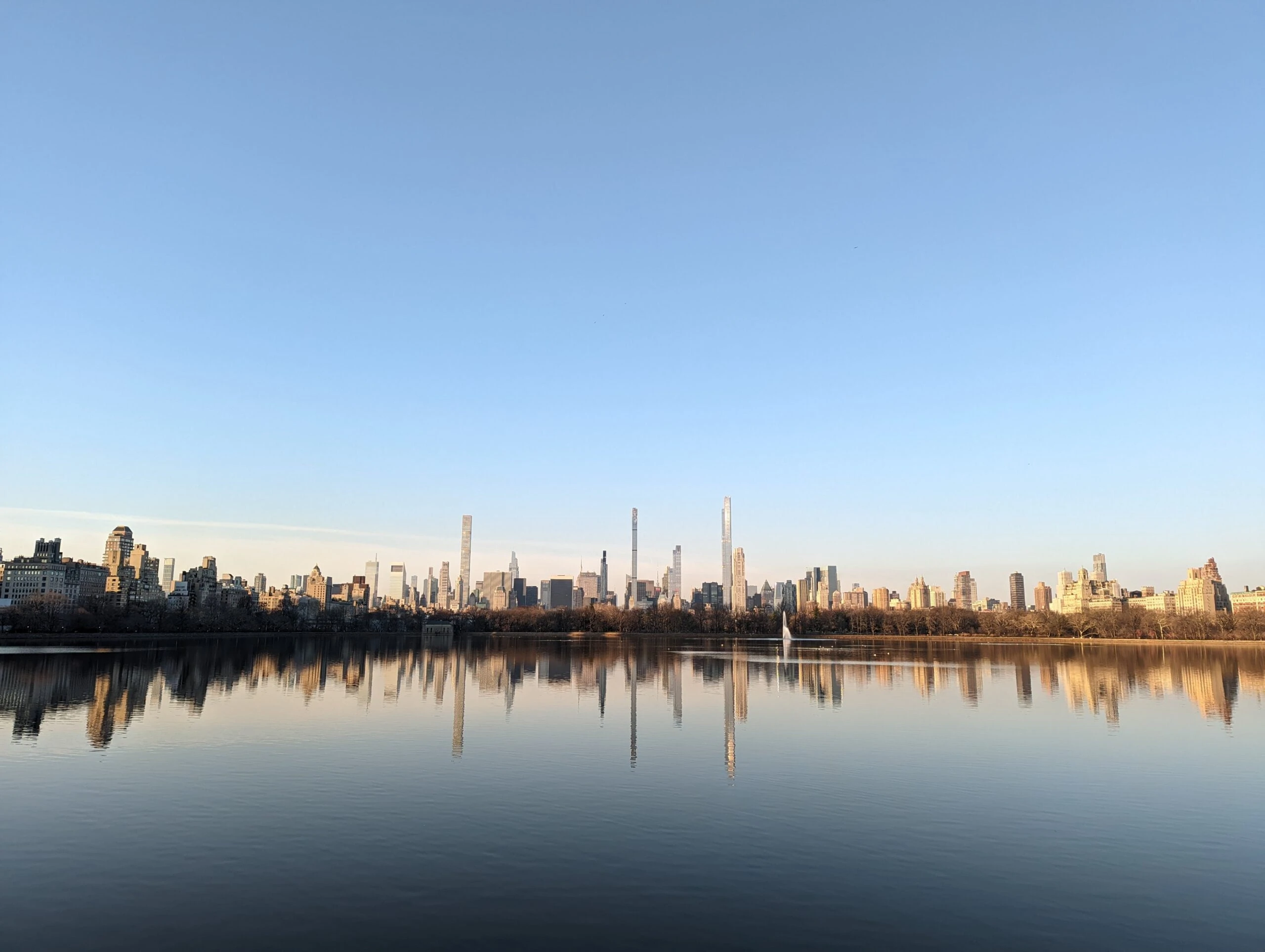 New York skyline from Central Park
