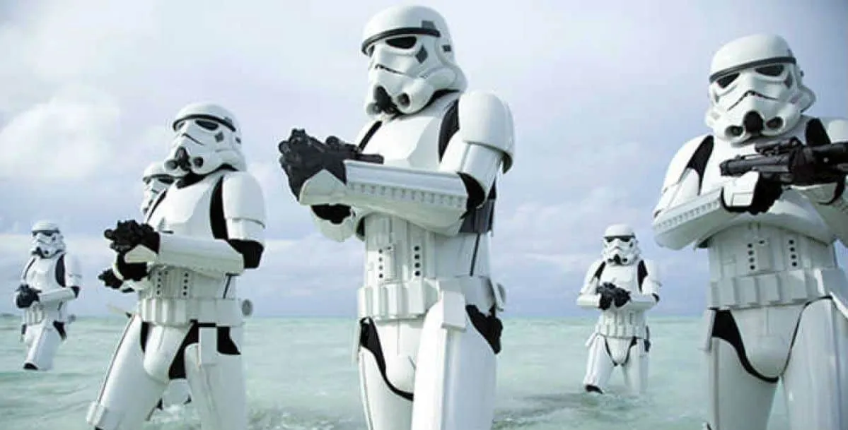 Stormtroopers in Star Wars