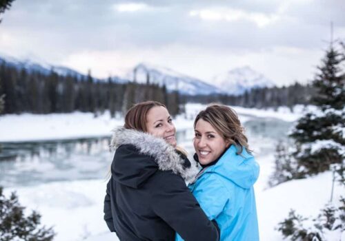 Canada Lesbian Mountain couple Canada Lesbian Mountain couple
