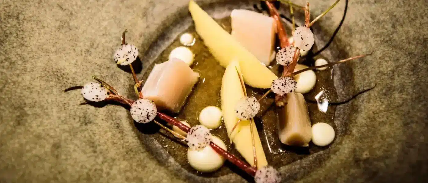 Dried and preserved Norwegian ingredients on display