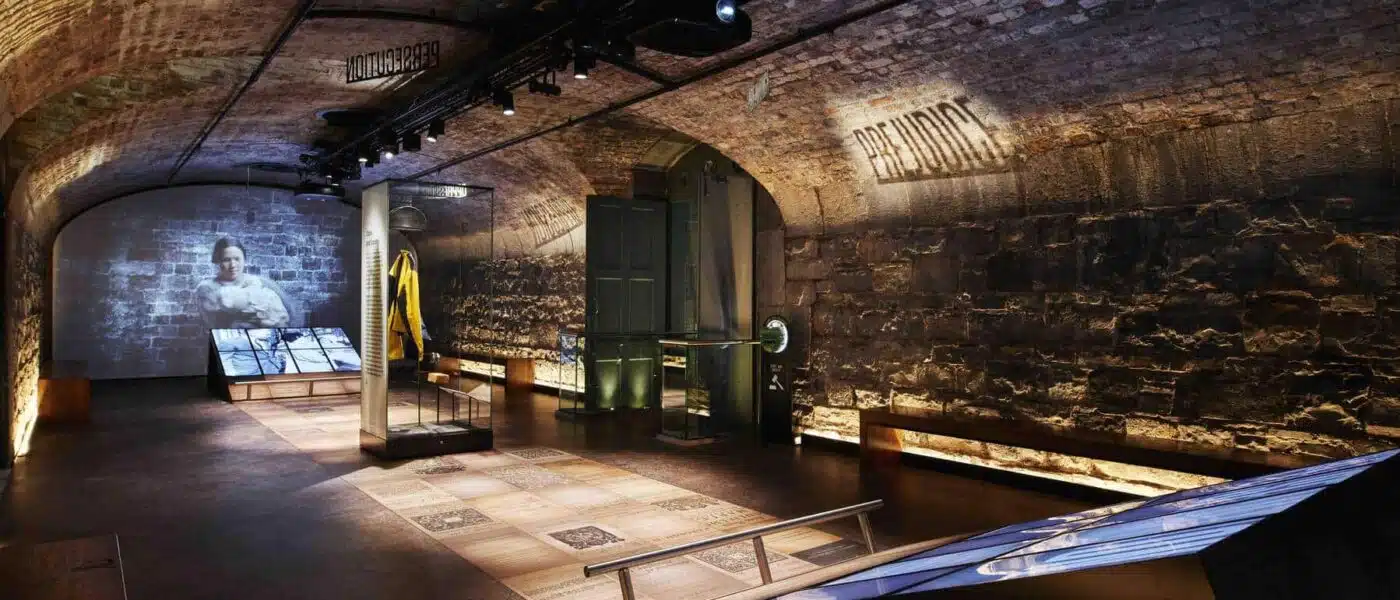 Darkened, immersive Famine gallery at EPIC in Dublin