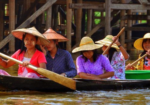 Inle Lake locals in Myanmar Inle Lake locals in Myanmar