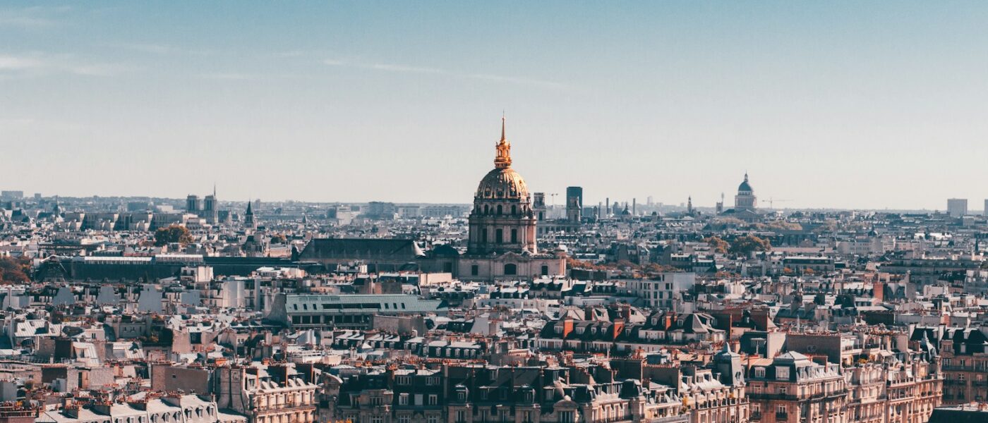 Cannon lining the Cour d'Honneur at Les Invalides