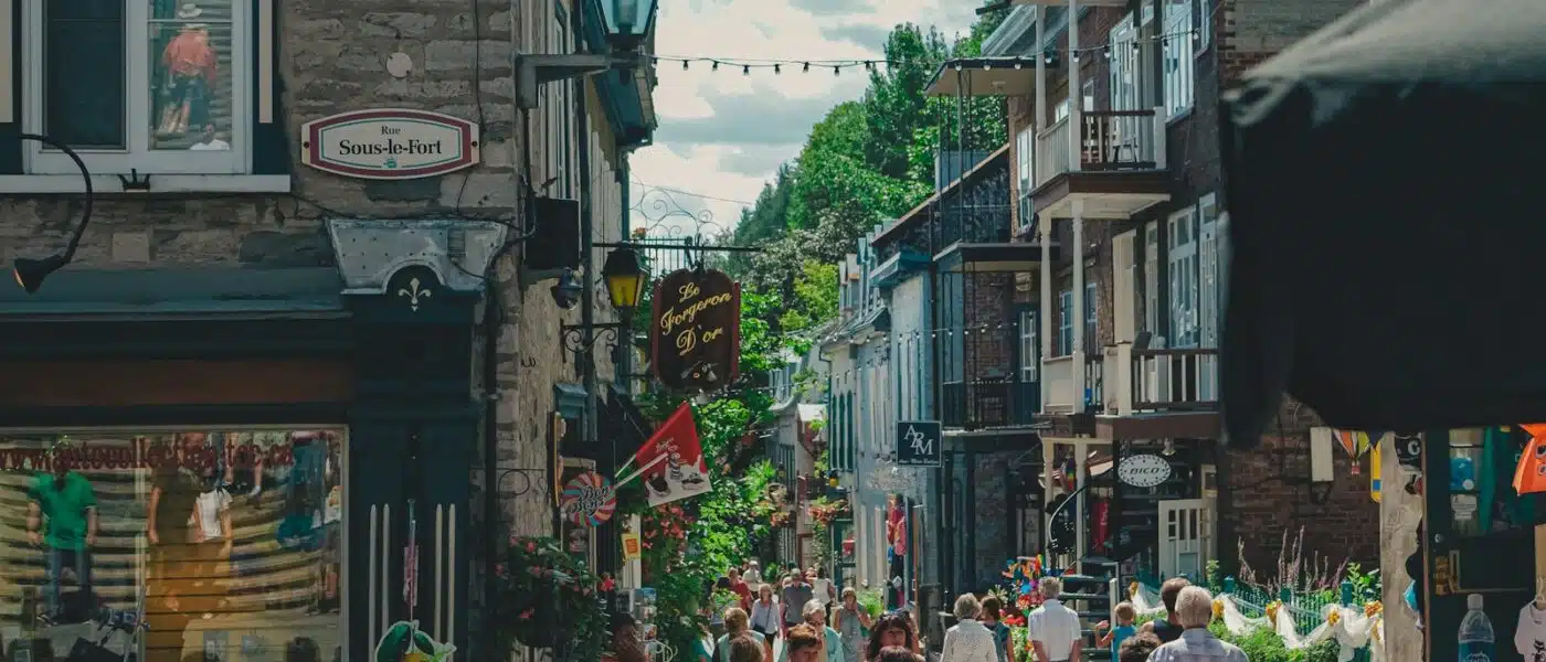 Old Quebec in winter