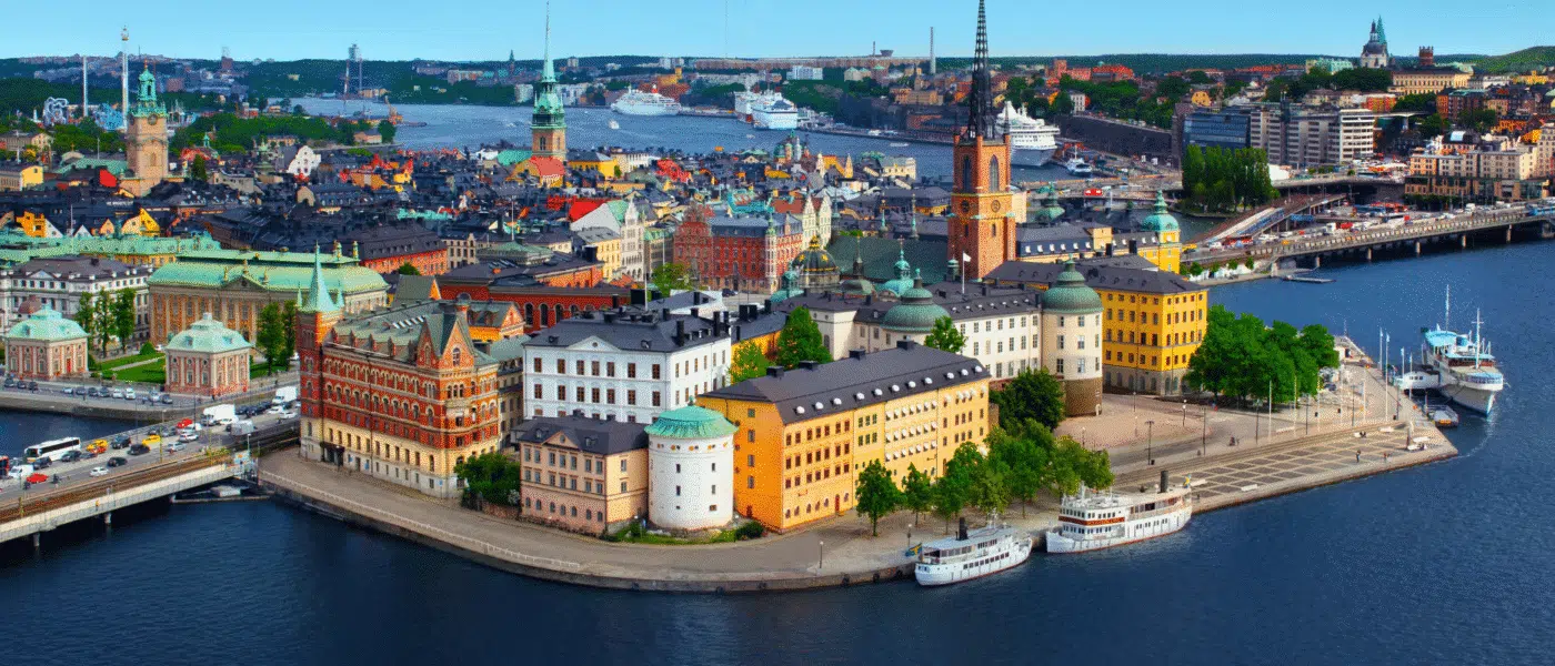 Stockholm's waterfront giving way to open channels