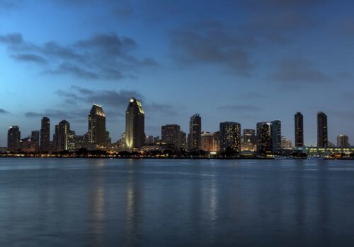 San Diego at dusk San Diego at dusk