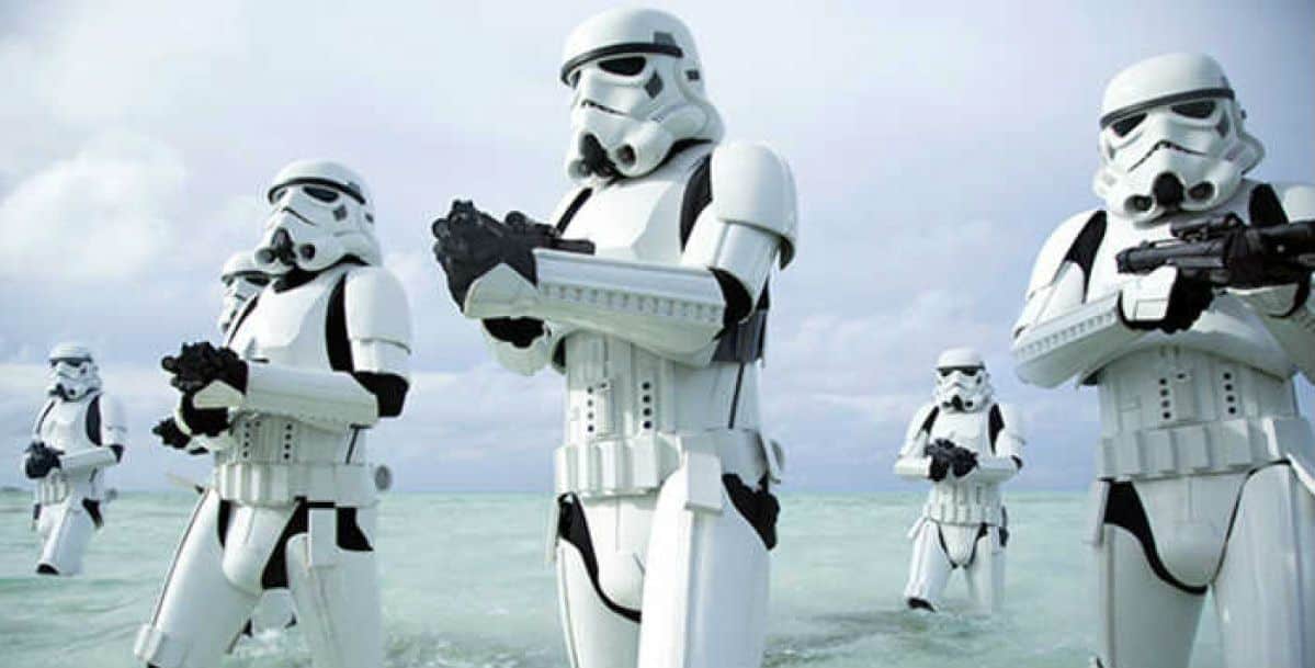 Stormtroopers in Star Wars