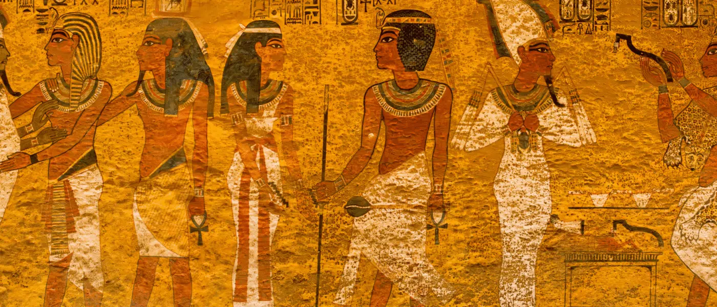 Egyptologist explaining the Giza complex to private guests