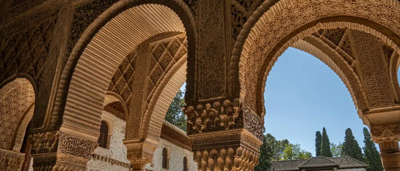 Stalactite muqarnas ceiling of the Hall of the Abencerrajes