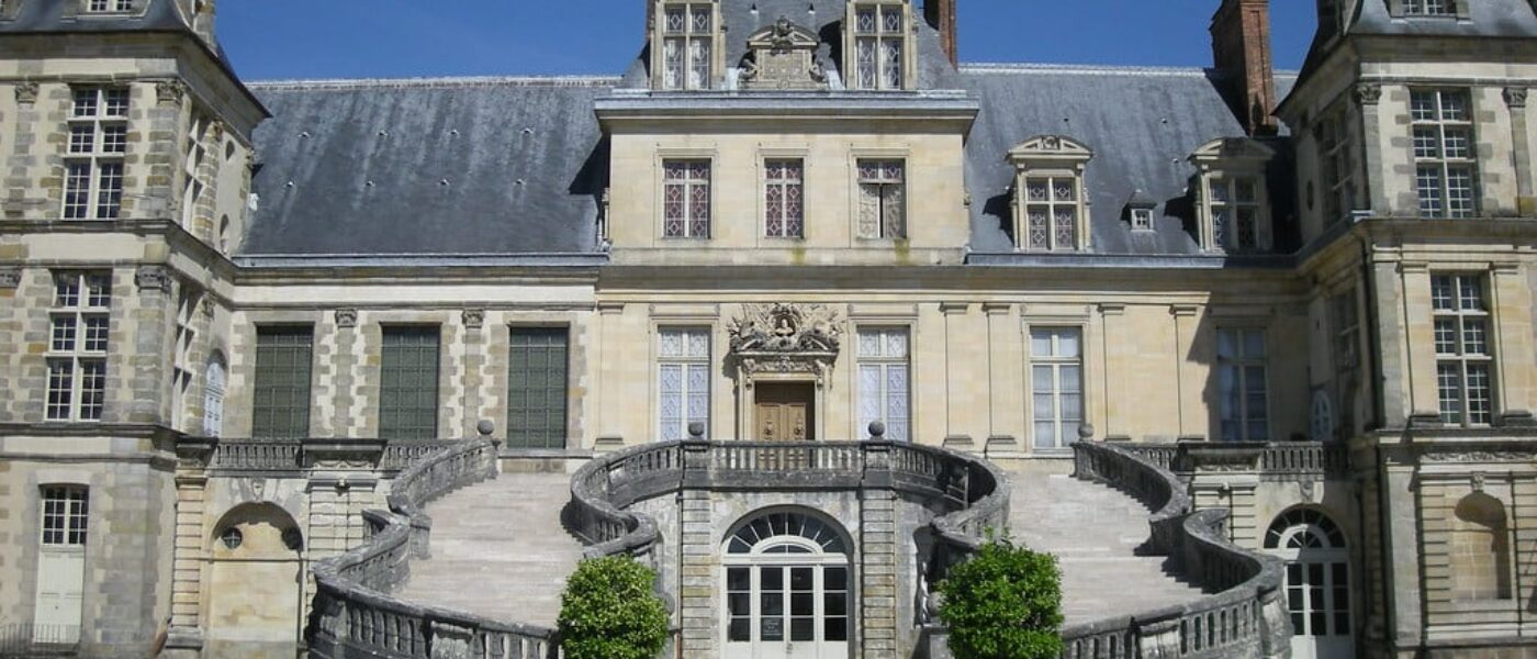 Grand Parterre and canal in the gardens of Fontainebleau