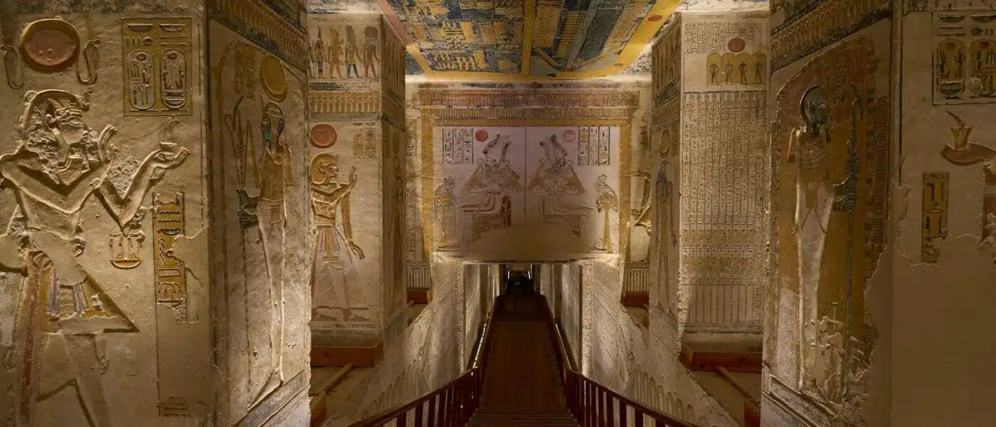 Doorway of Tutankhamun's tomb in the Valley of the Kings