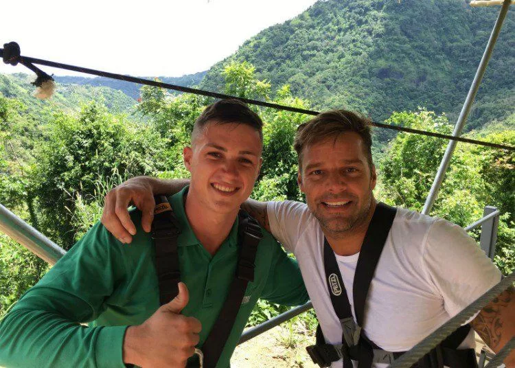 Luxury Ricky Martin takes on the world’s longest zipline vacations