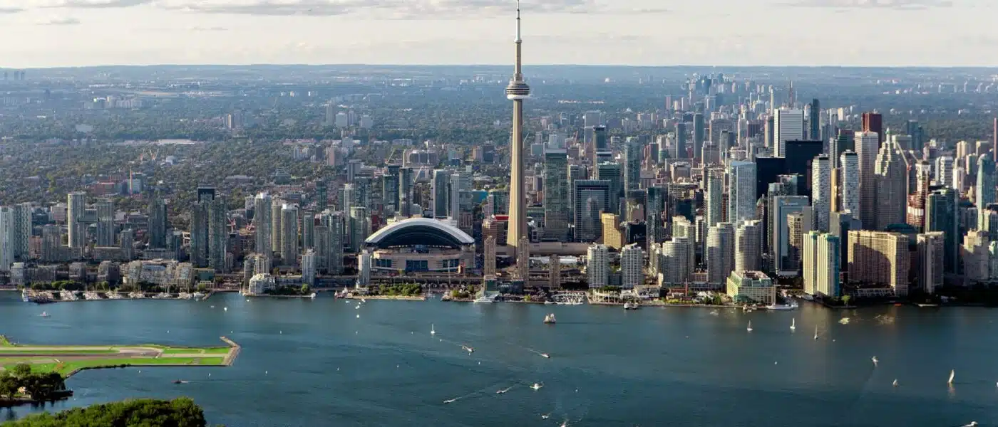 The Toronto Islands from the water