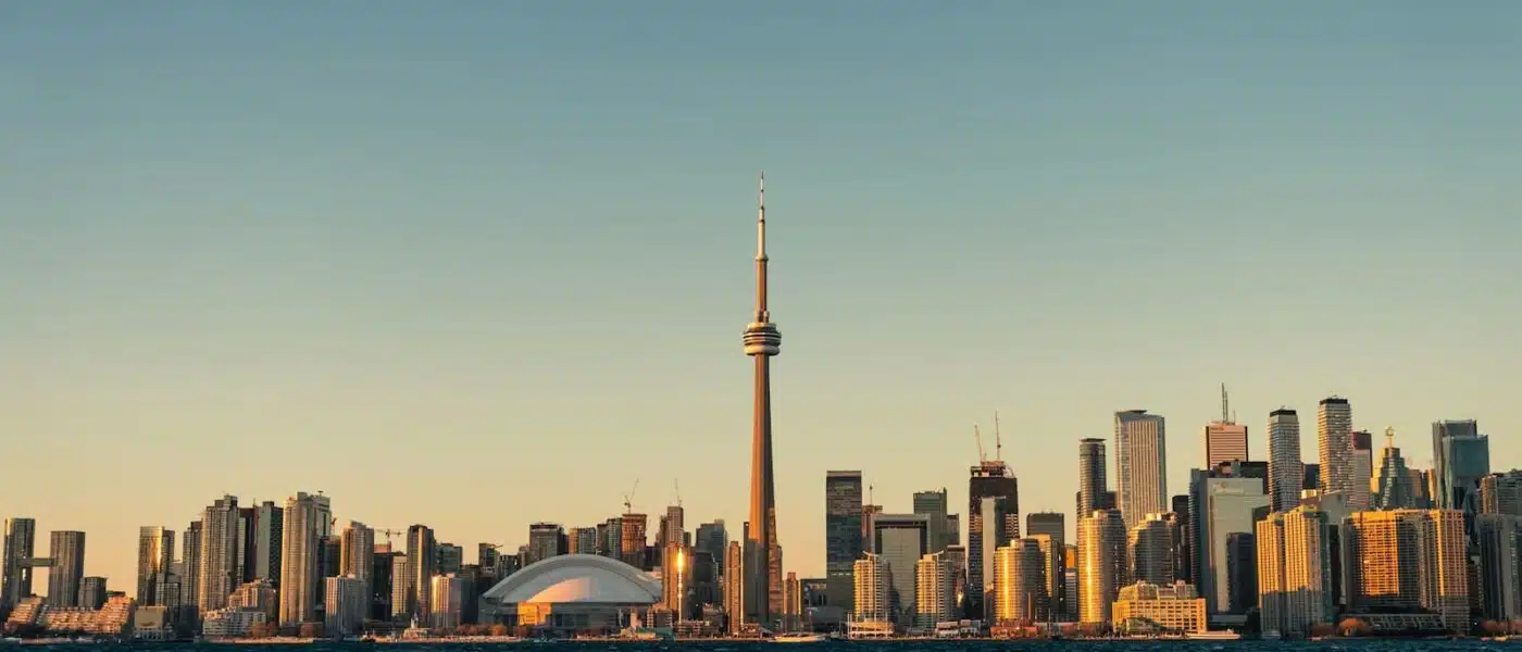 A private boat in Toronto's harbor