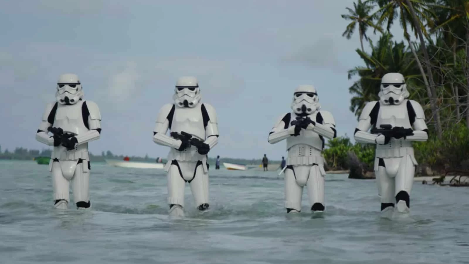 Stormtroopers on holiday in The Maldives
