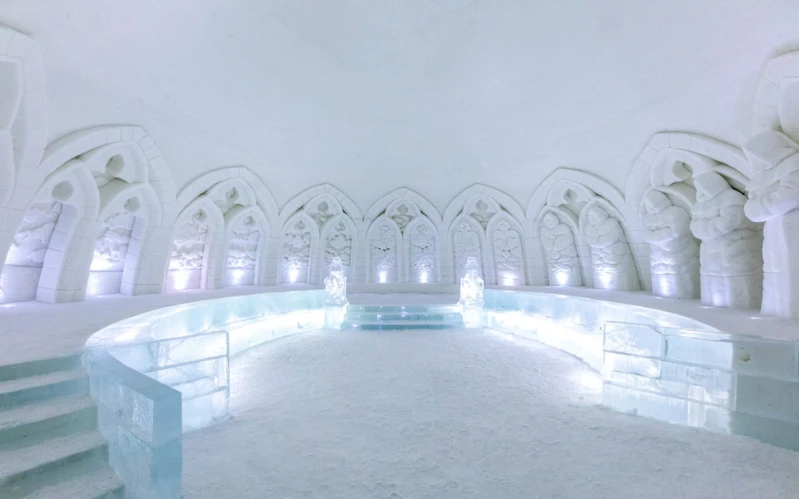 Day 6: Snowshoeing and SnowVillage