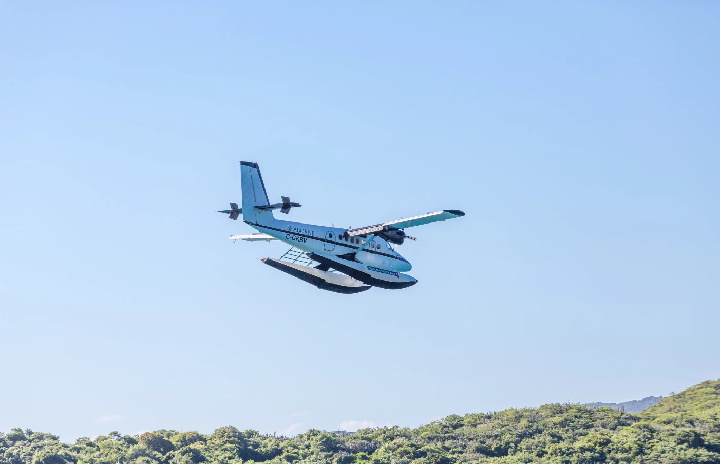 Seaplanes in the Maldives