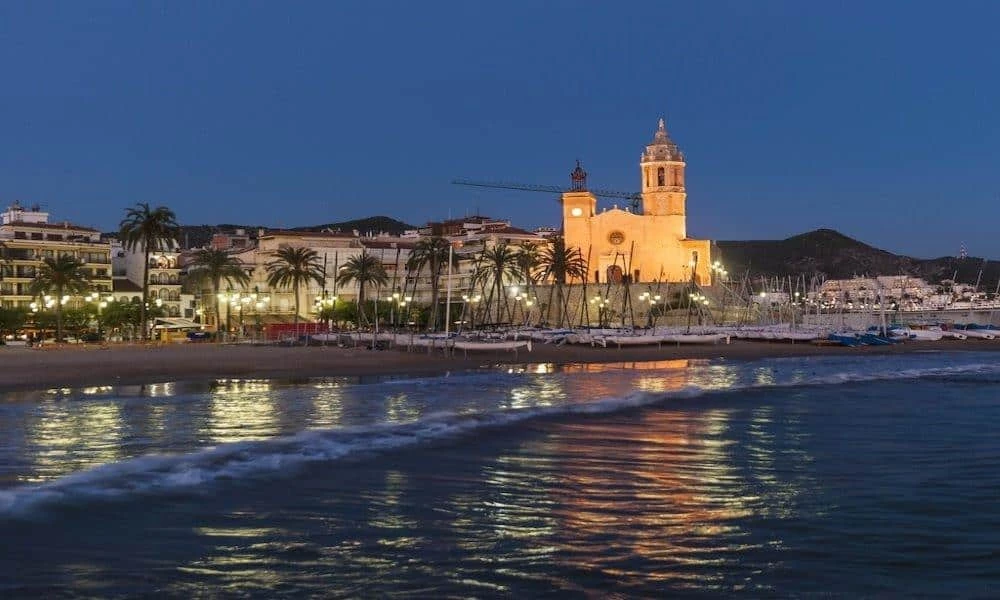 Sitges at night