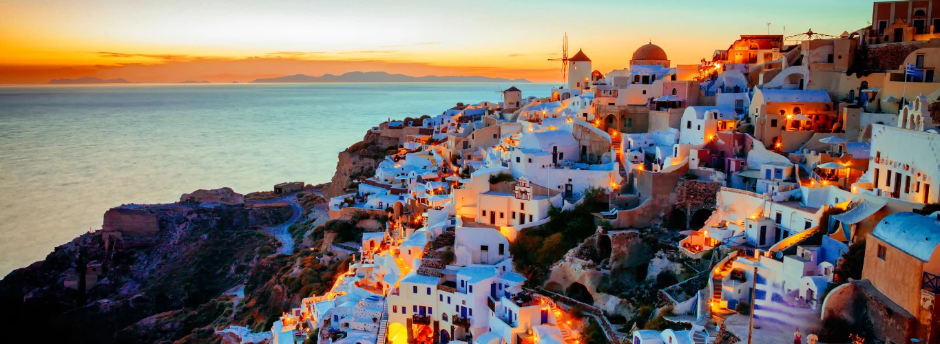 Sunset in Santorini