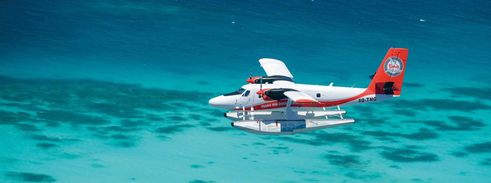 Seaplane in the Maldives