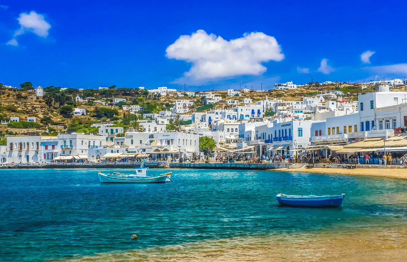 Mykonos & Santorini Private Group Getaway