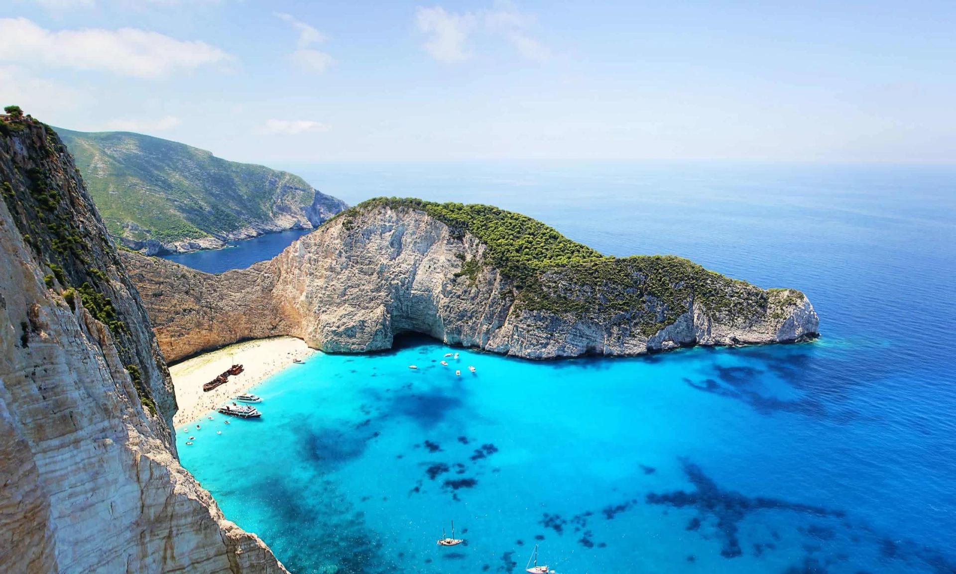 Amazing Greek Beach, greece, mediterranean, greek, holiday, clear, bonito,  zakynthos, HD wallpaper